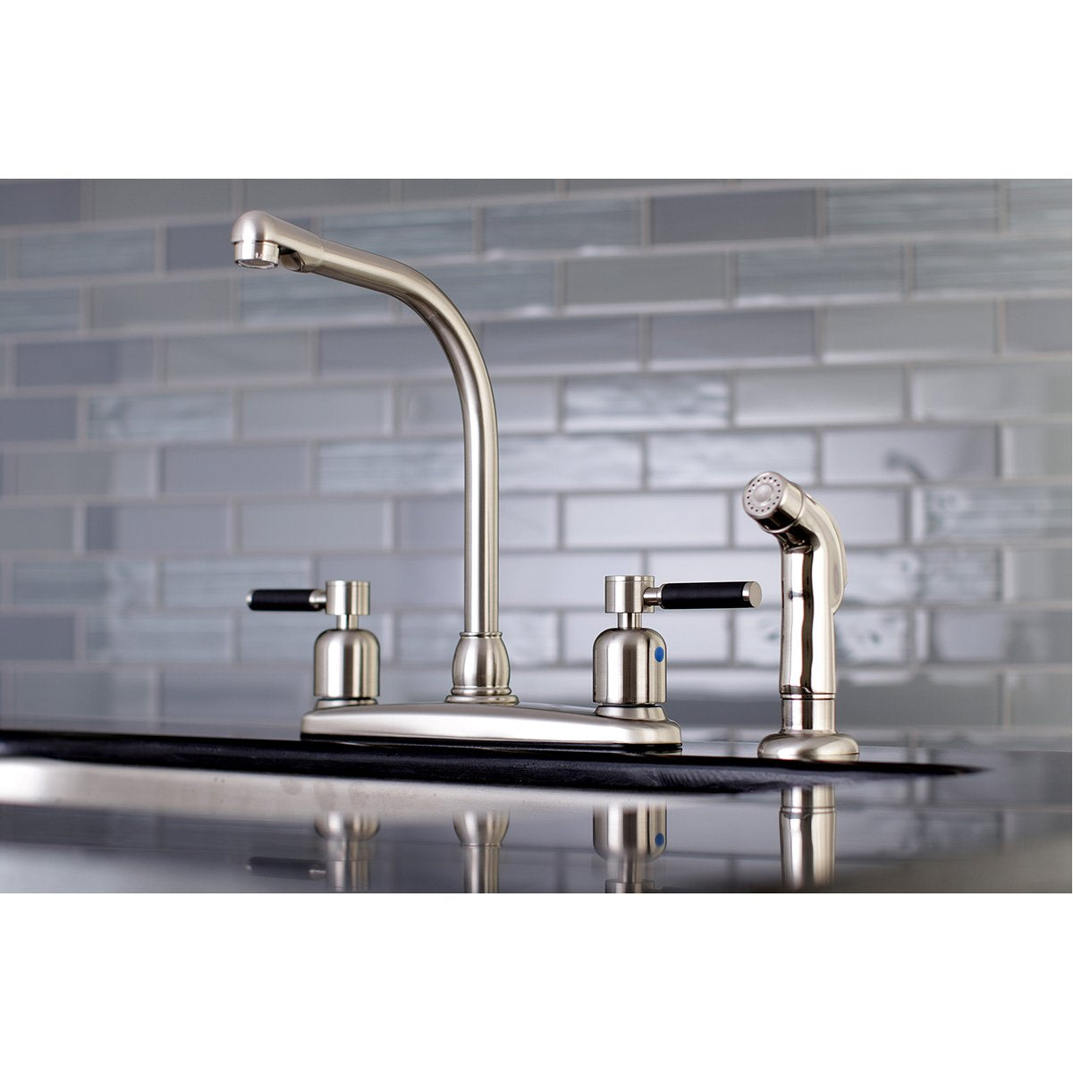 Kingston Brass Kaiser Centerset Kitchen Faucet