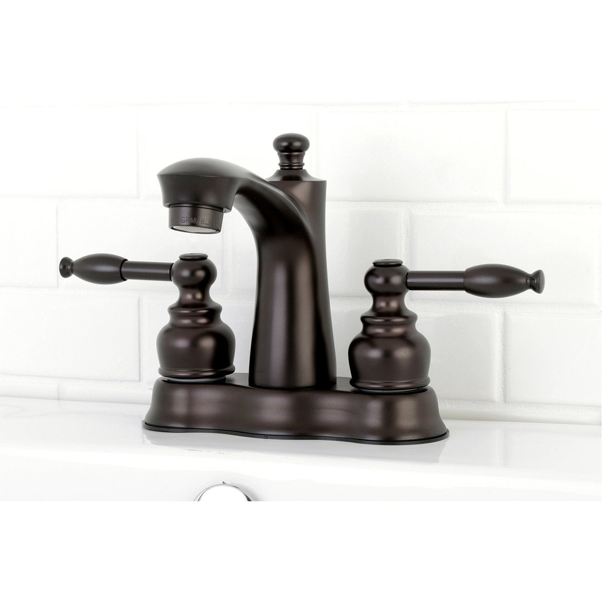 Kingston Brass Knight 4" Centerset Bathroom Faucet