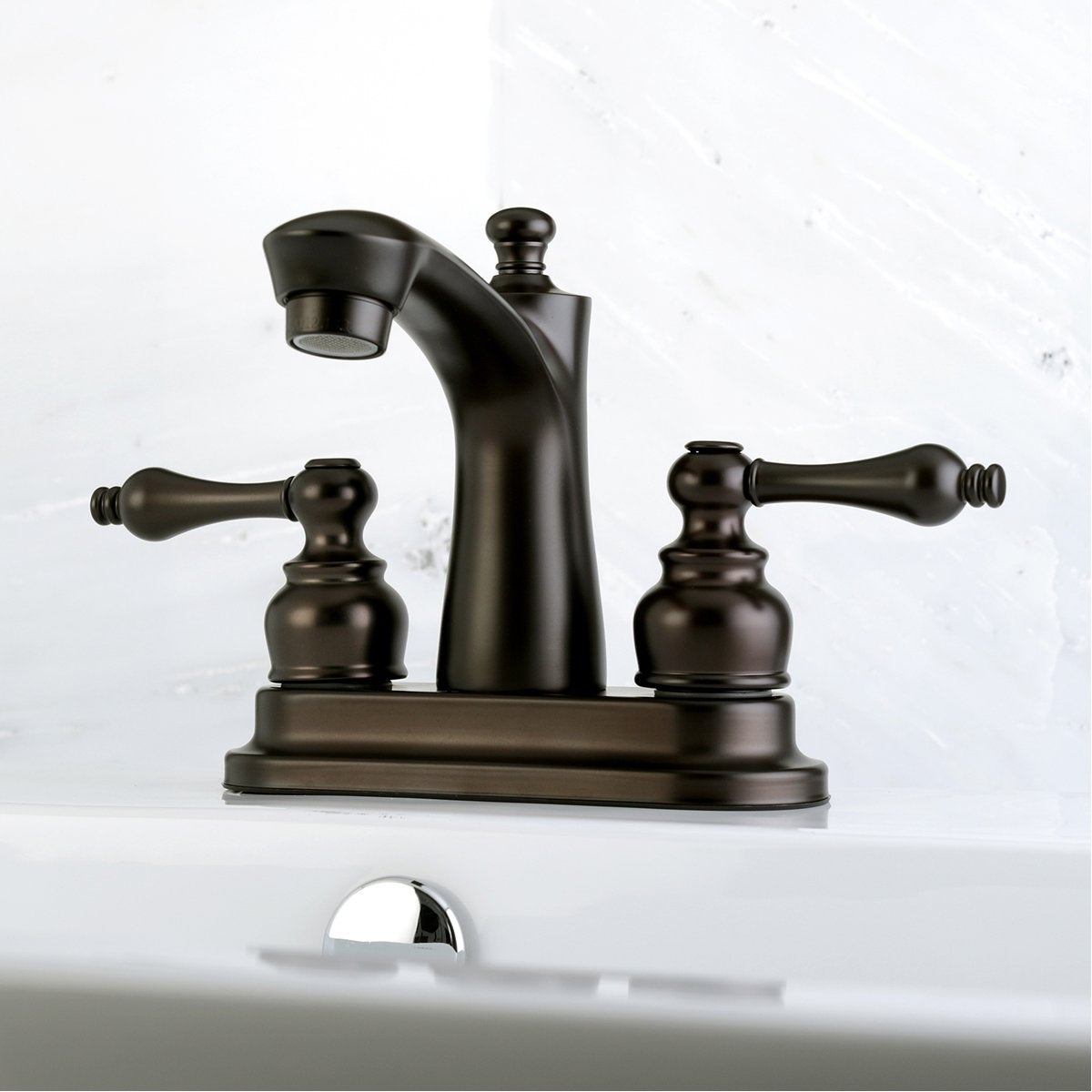 Kingston Brass Victorian 4-Inch Centerset Bathroom Faucet-DirectSinks