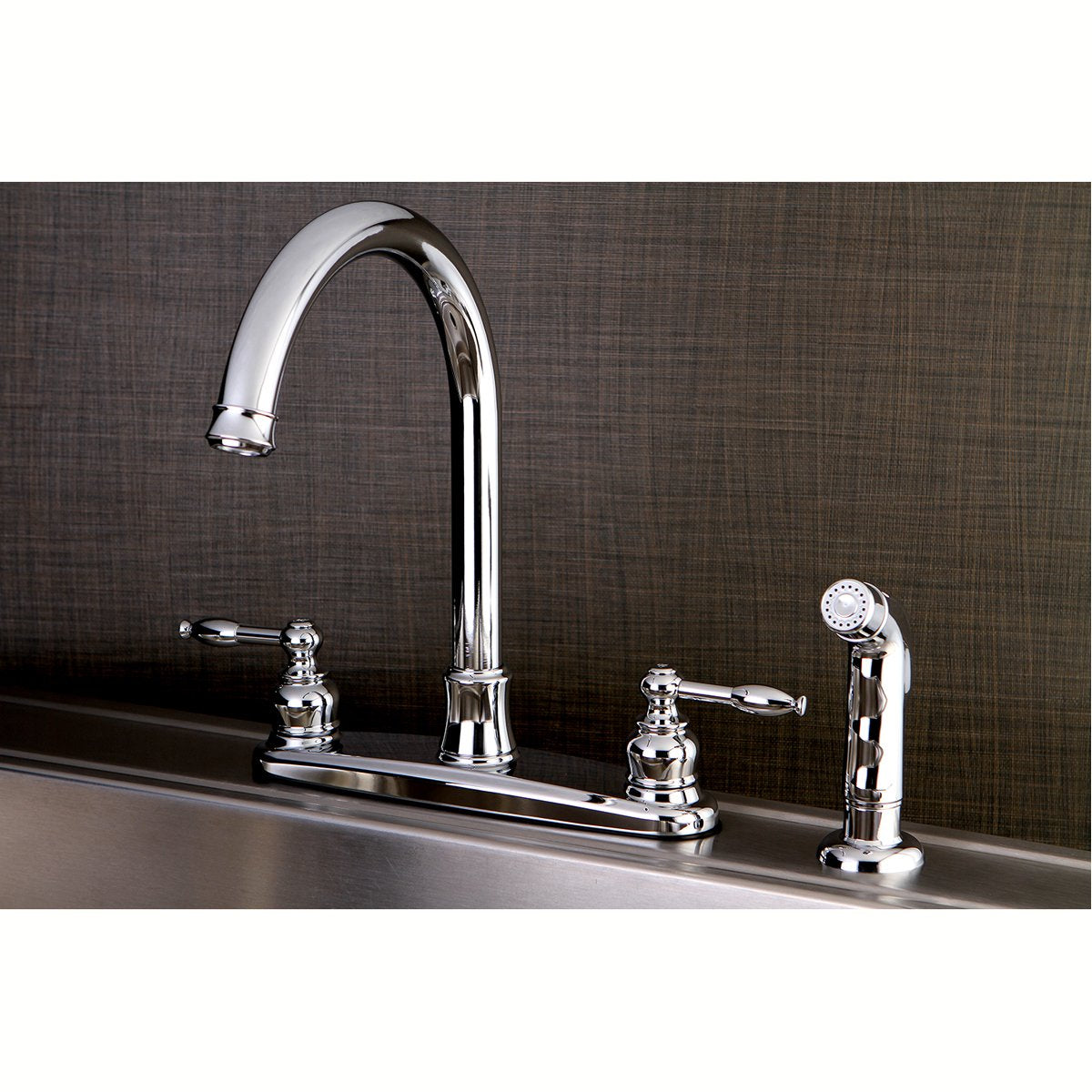 Kingston Brass Knight Centerset Kitchen Faucet