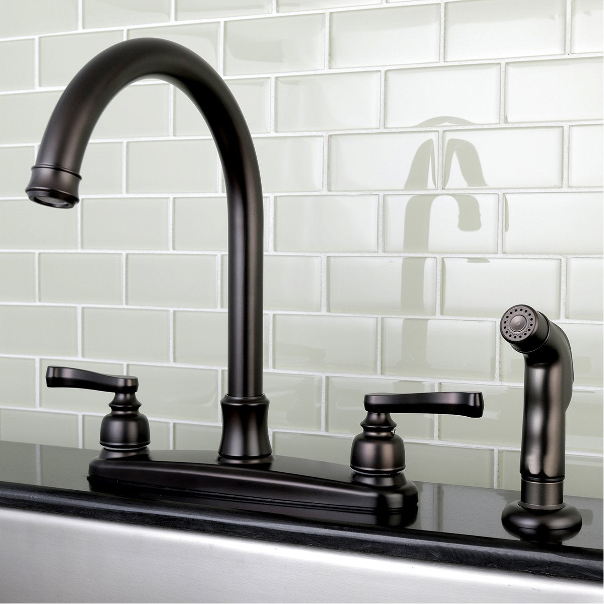 Kingston Brass Royale Centerset Kitchen Faucet