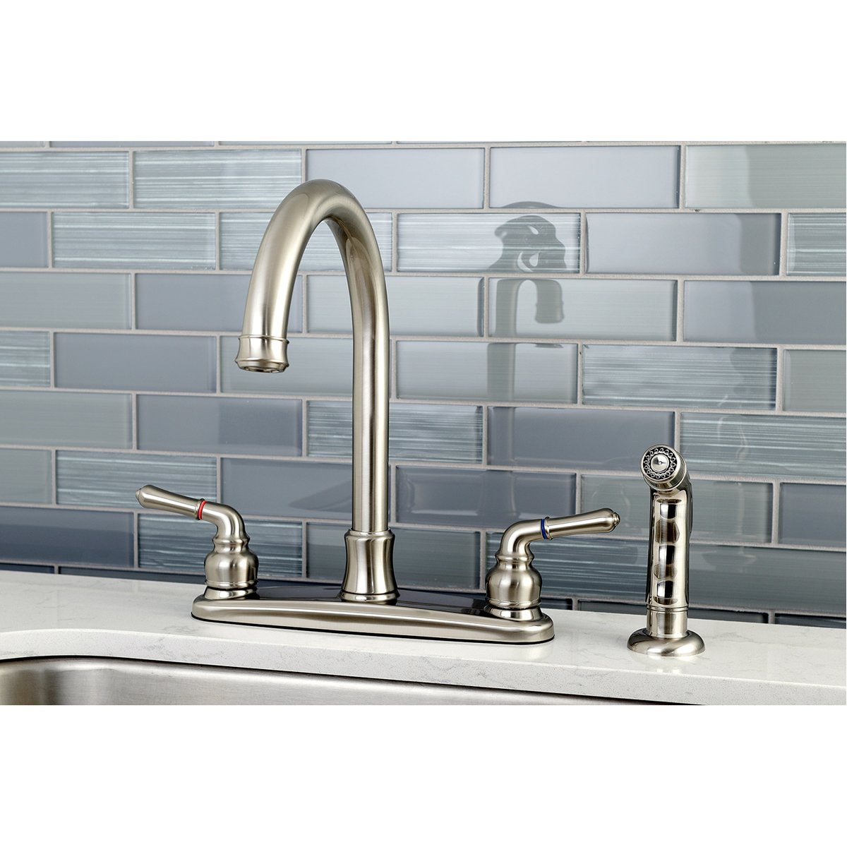 Kingston Brass Naples Centerset Kitchen Faucet