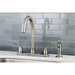 Kingston Brass Yosemite 8-Inch Centerset Kitchen Faucet with Side Sprayer-Kitchen Faucets-Free Shipping-Directsinks.