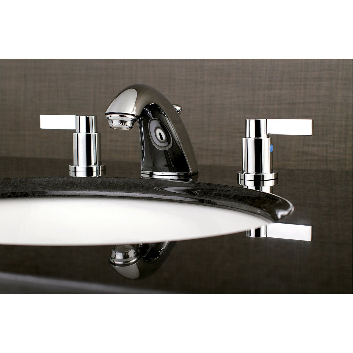 Kingston Brass NuvoFusion Mini-Widespread Bathroom Faucet