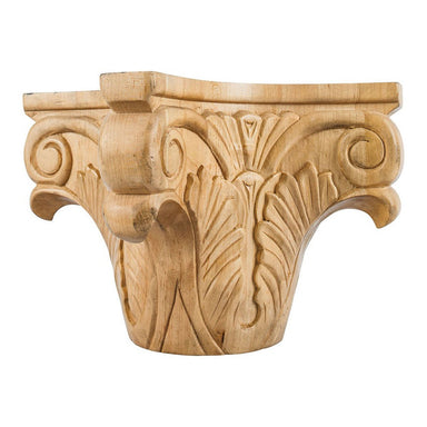 Hardware Resources Cherry Acanthus Fireplace Column Capital-DirectSinks