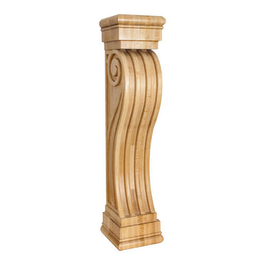 Hardware Resources Alder Fluted Art Deco Fireplace Corbel-DirectSinks