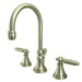 Kingston Brass Governor Two Handle 8" to 16" Widespread Lavatory Faucet with Brass Pop-up-Bathroom Faucets-Free Shipping-Directsinks.
