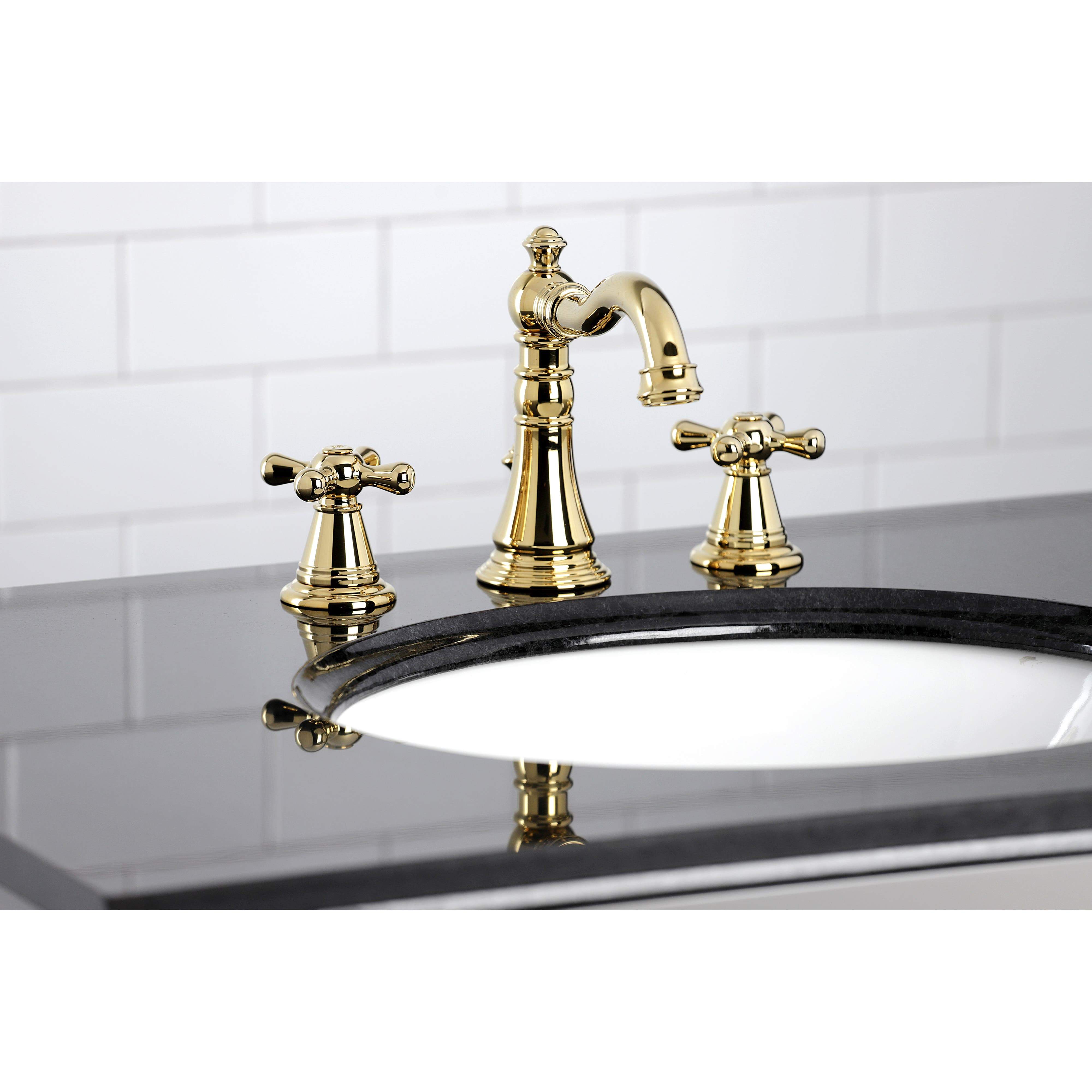 Kingston Brass Fauceture FSC197XAAX-P American Classic 8 in. Widespread Bathroom Faucet