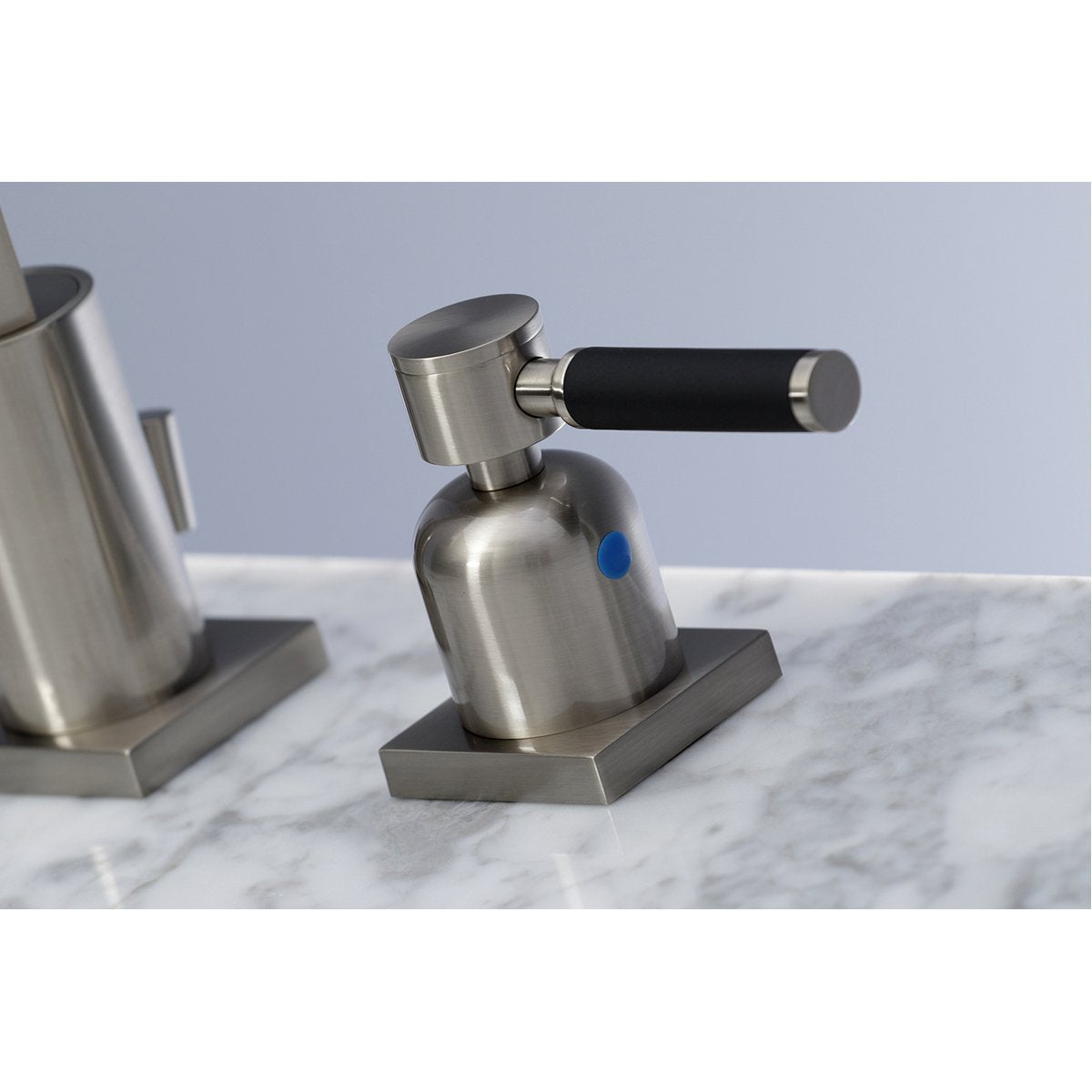 Kingston Brass Fauceture FSC8968DKL 8-Inch Widespread Bathroom Faucet in Brushed Nickel