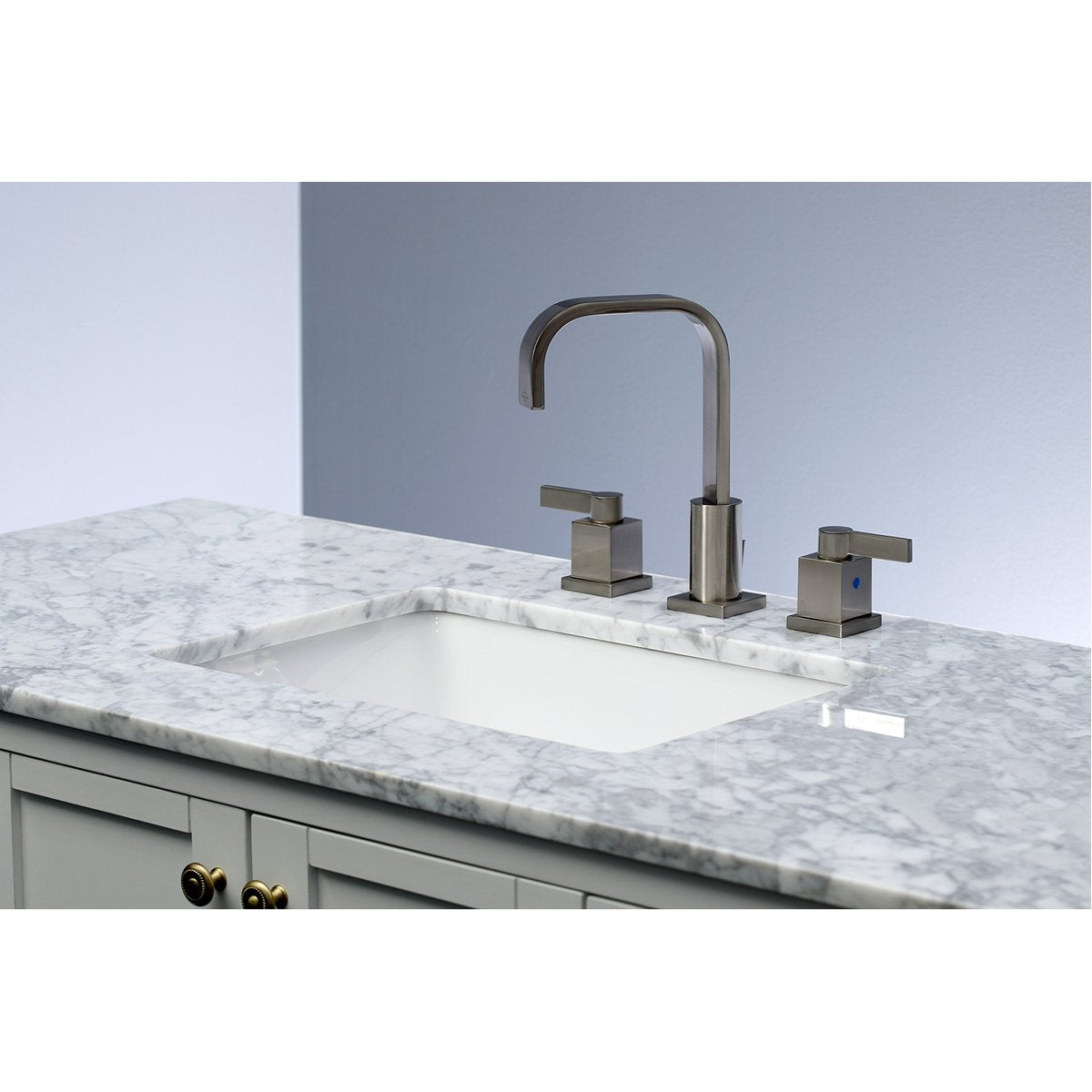 Kingston Brass Meridian Fauceture 8-Inch Widespread Bathroom Faucet
