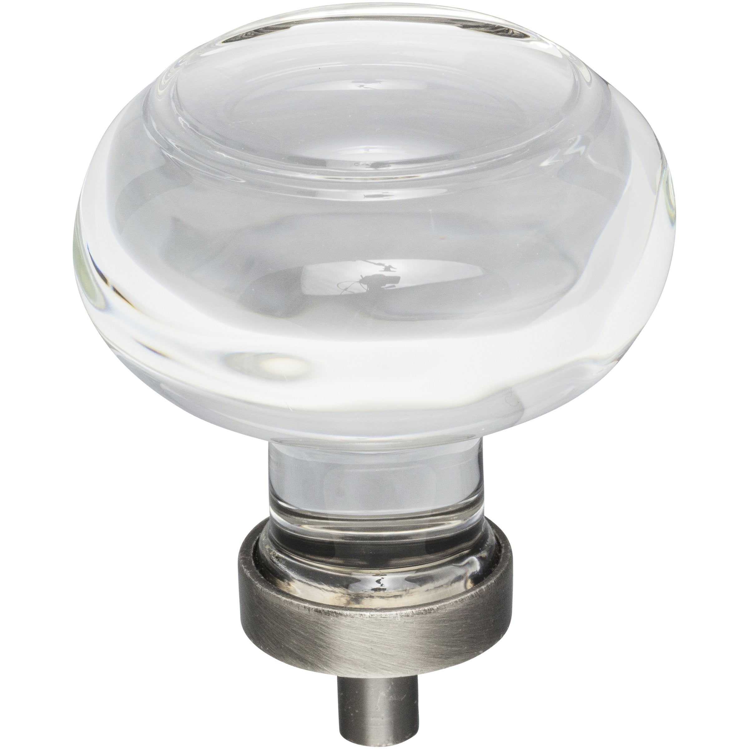 Jeffrey Alexander Harlow Button Glass Knob-DirectSinks