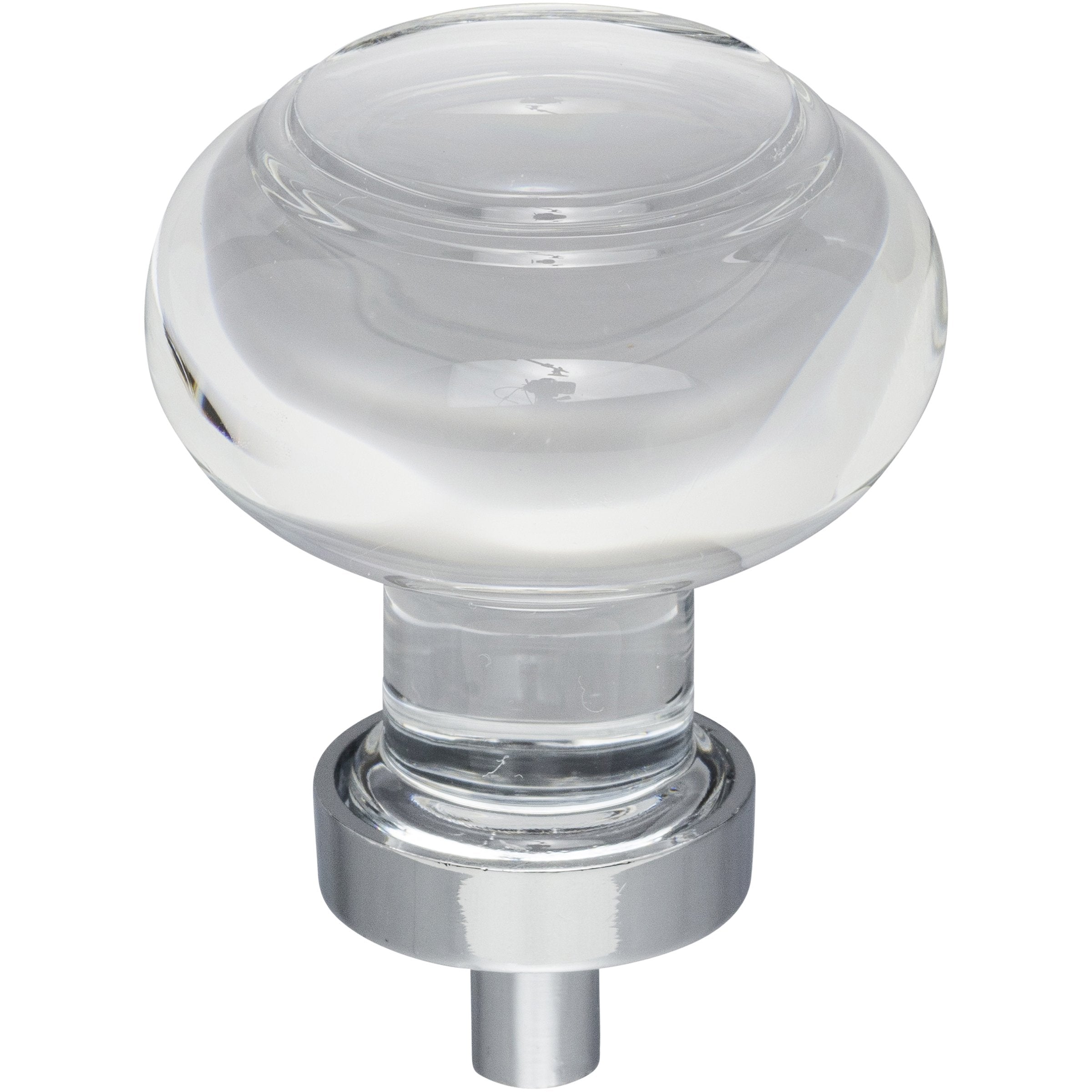 Jeffrey Alexander Harlow Button Glass Knob-DirectSinks