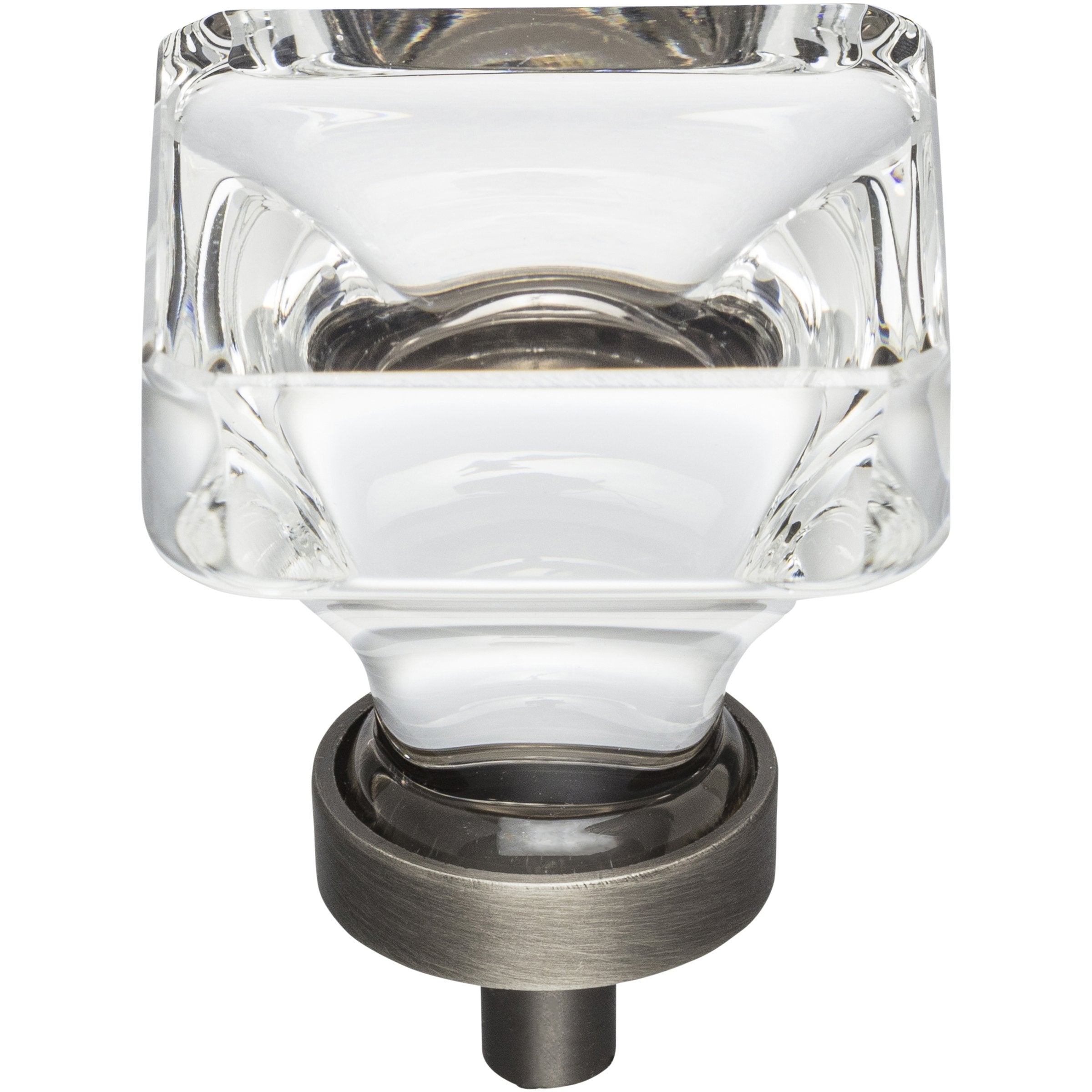 Jeffrey Alexander Harlow Square Glass Knob-DirectSinks