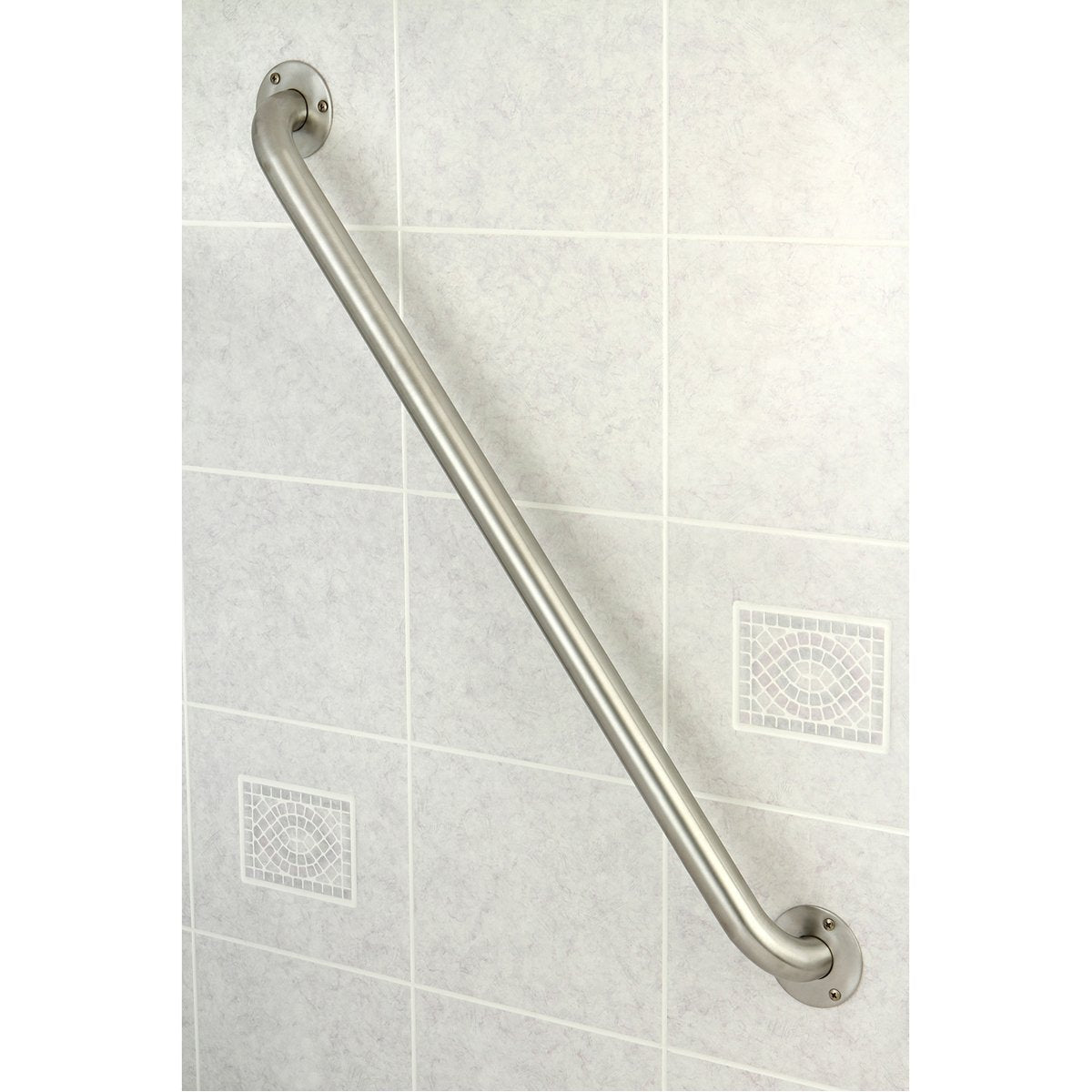 Kingston Brass Made to Match Commercial Grade Satin Nickel Grab Bar-Exposed Screws-Bathroom Accessories-Free Shipping-Directsinks.
