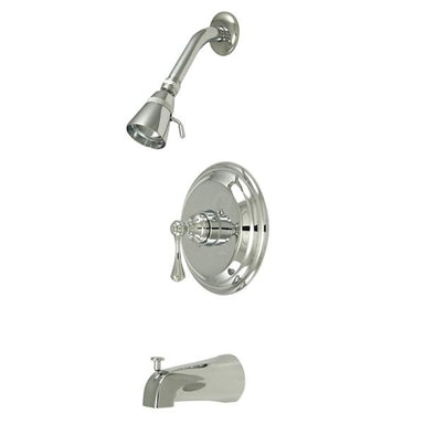 Kingston Brass Water Saving Metropolitan Tub and Shower Faucet with Lever Handle-Shower Faucets-Free Shipping-Directsinks.