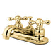 Kingston Brass Water Saving Restoration Centerset Lavatory Faucet with Cross Handles-Bathroom Faucets-Free Shipping-Directsinks.