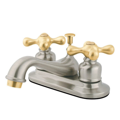 Kingston Brass Water Saving Restoration Centerset Lavatory Faucet with Cross Handles-Bathroom Faucets-Free Shipping-Directsinks.