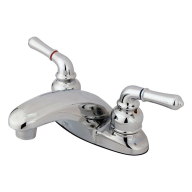 Kingston Brass Water Saving Magellan Centerset Lavatory Faucet with Lever Handles-Bathroom Faucets-Free Shipping-Directsinks.