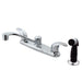 Kingston Brass GKB6272LL Water Saving Legacy Centerset Kitchen Faucet, Polished Chrome-Kitchen Faucets-Free Shipping-Directsinks.