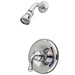 Kingston Brass GKB631SO Water Saving Magellan Shower Combination with 1.5GPM Water Savings Showerhead in Chrome-Shower Faucets-Free Shipping-Directsinks.