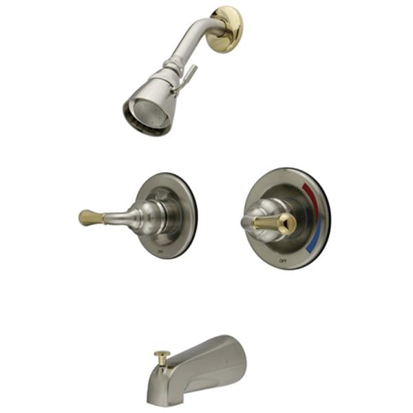 Kingston Brass Water Saving Magellan Tub and Shower Faucet with Pressure Balanced Valve-Shower Faucets-Free Shipping-Directsinks.