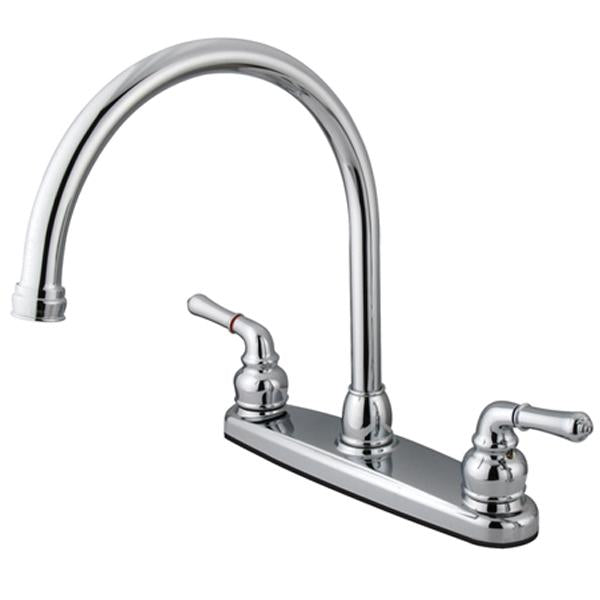 Kingston Brass GKB790 Water Saving Chatham Centerset Kitchen Faucet in Chrome-Kitchen Faucets-Free Shipping-Directsinks.