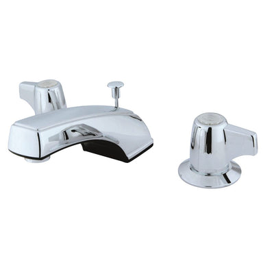 Kingston Brass GKB920B Water Saving Americana Widespread Lavatory Faucet with Brass Pop-up in Chrome-Bathroom Faucets-Free Shipping-Directsinks.