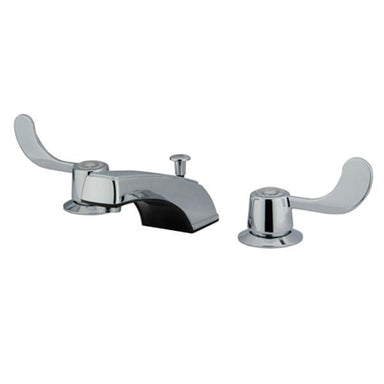 Kingston Brass GKB931 Water Saving Vista Widespread Lavatory Faucet with ABS Pop-up in Chrome-Bathroom Faucets-Free Shipping-Directsinks.