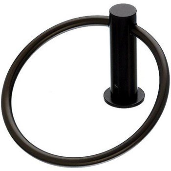 Topknobs HOP5BLK Towel Ring in Flat Black-DirectSinks
