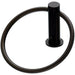 Topknobs HOP5BLK Towel Ring in Flat Black-DirectSinks