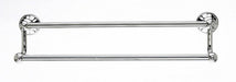 Topknobs HUD7PN 18" Double Towel Bars in Polished Nickel-DirectSinks
