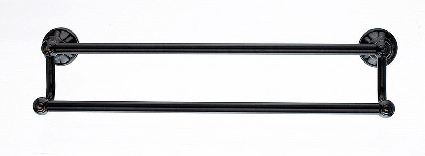 Topknobs HUD7TB 18" Double Towel Bar in Tuscan Bronze-DirectSinks