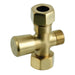 Kingston Brass Vintage Shower Diverter in Brushed Brass-DirectSinks