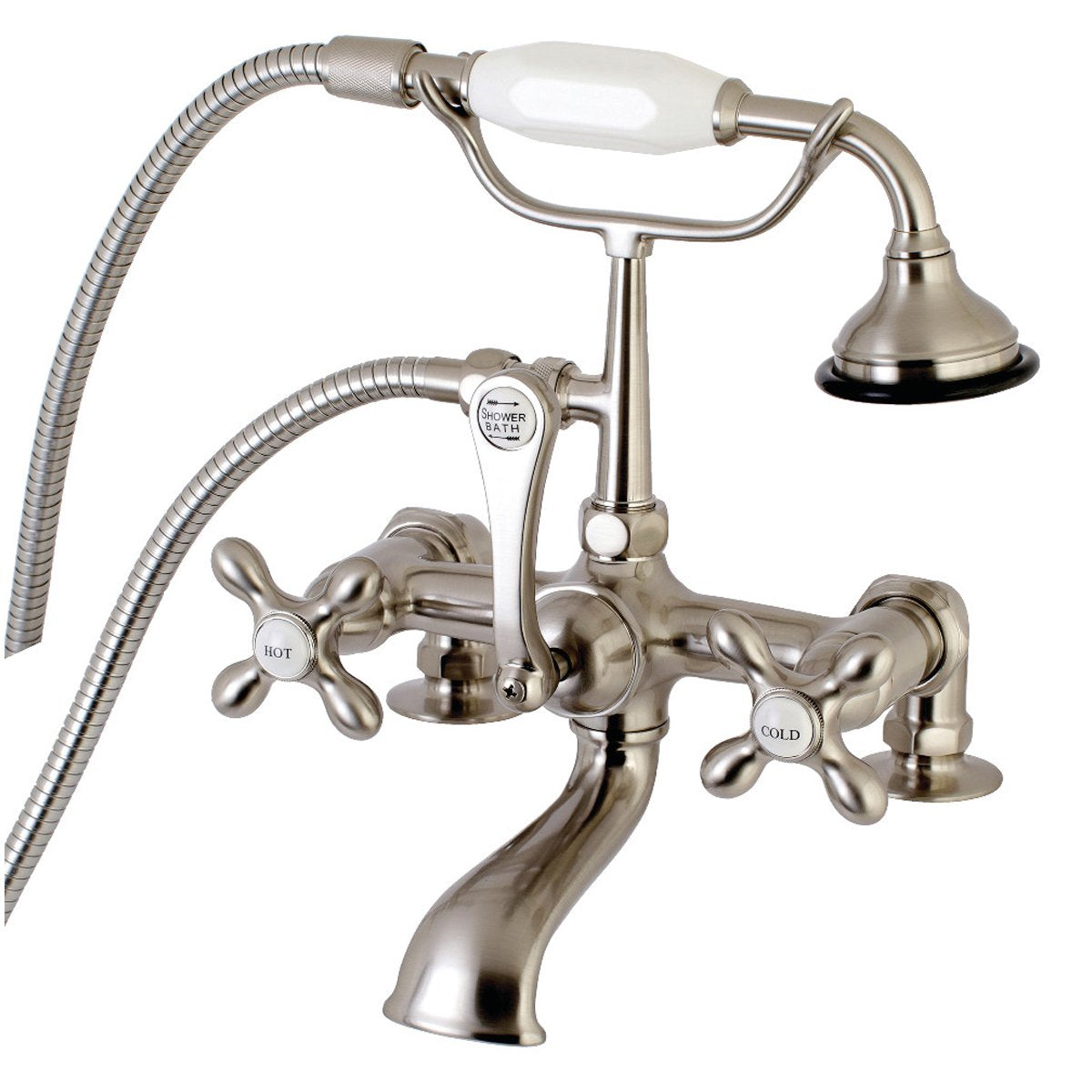 Aqua Vintage AE209TX-P7-Inch Tub Faucet with Hand Shower