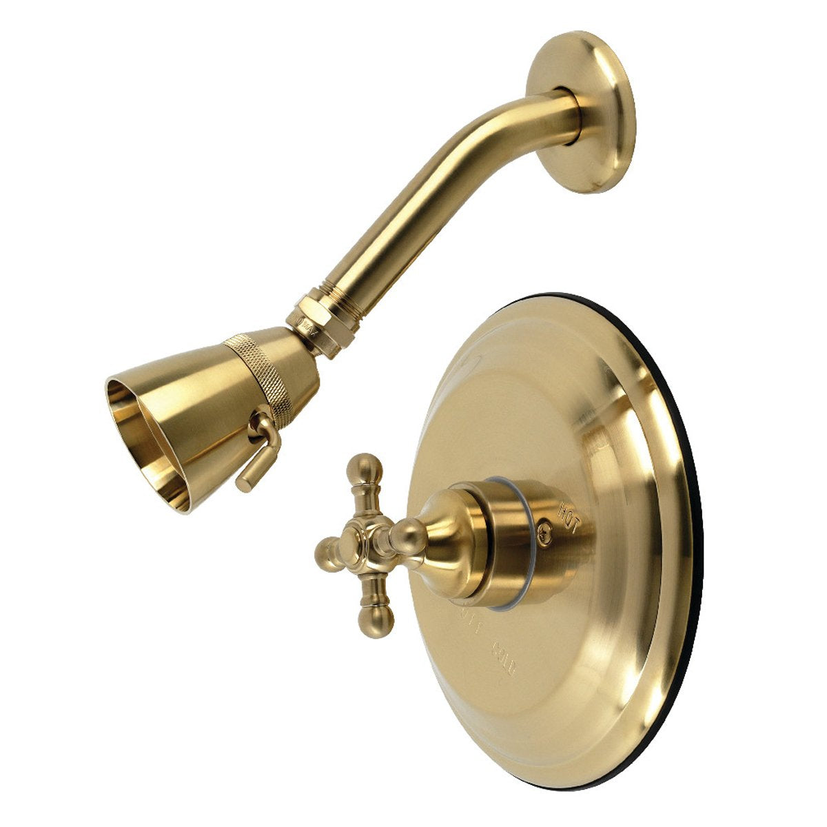 Kingston Brass Shower Only in Brushed Brass — DirectSinks