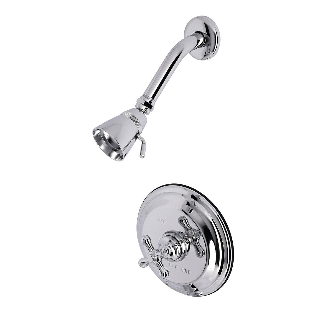 Kingston Brass KB3631AXTLT Shower Trim Only Without Tub Spout in Polished Chrome