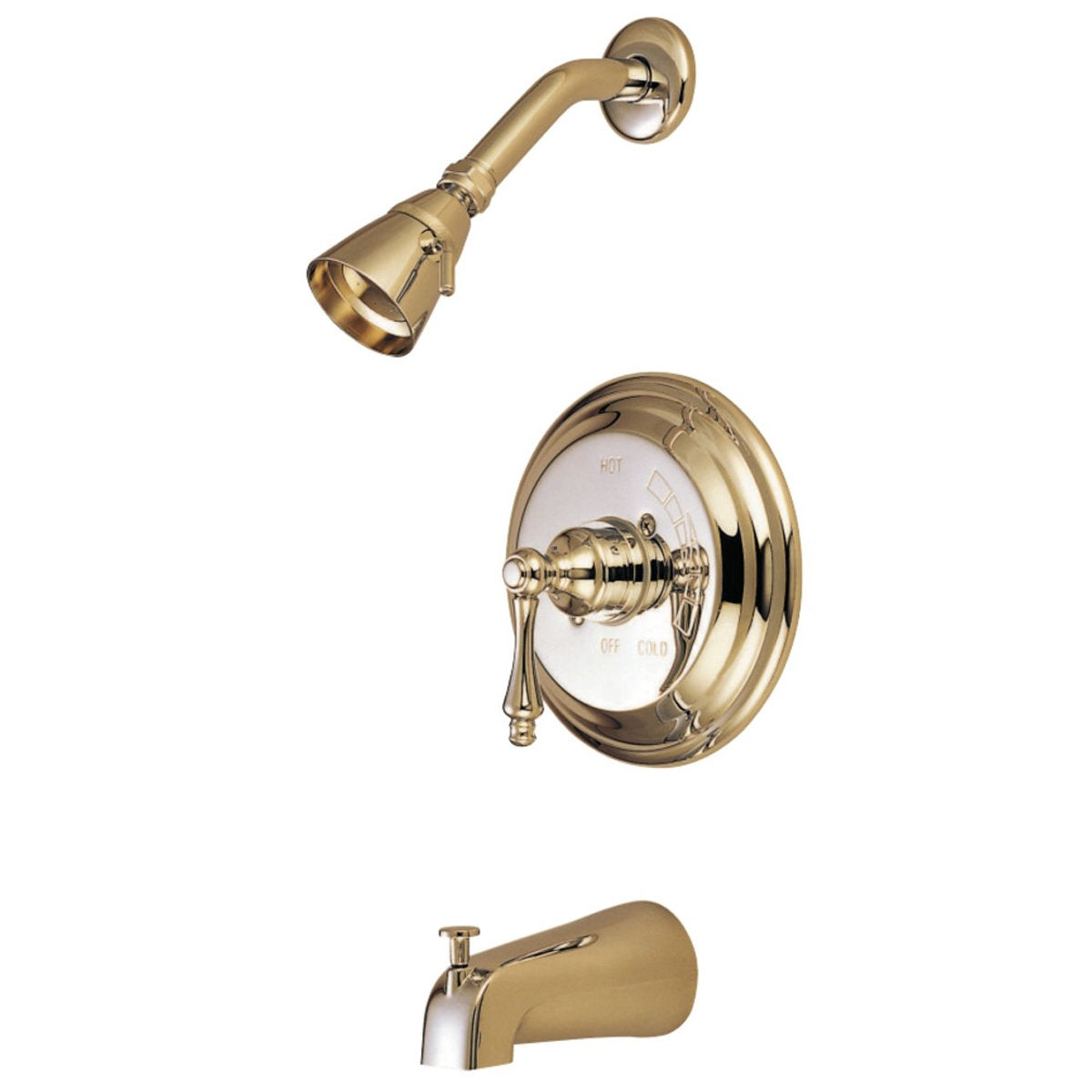 Kingston Brass Tub and Shower Trim in Polished Brass