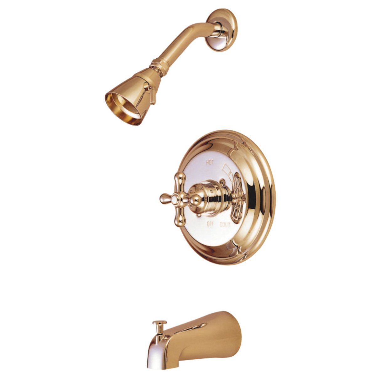 Kingston Brass KB363XAXT-P Tub and Shower Trim Only