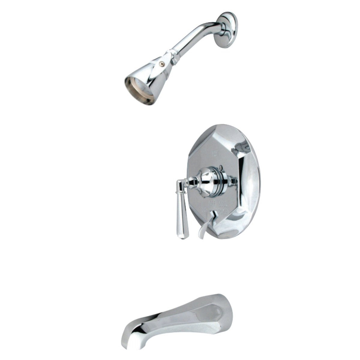 Kingston Brass KB463X0HL-P Tub and Shower Faucet