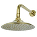 Kingston Brass Victorian 8" Dia Brass Shower Head with 12" Shower Arm Combo-Shower Faucets-Free Shipping-Directsinks.