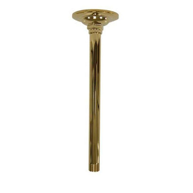 Kingston Brass Trimscape 10" Raindrop Shower Arm in Polished Brass-Bathroom Accessories-Free Shipping-Directsinks.