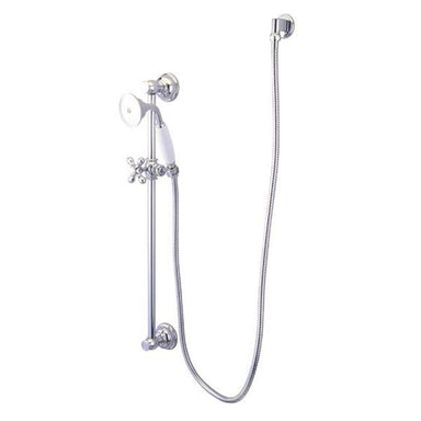 Kingston Brass Made to Match Polished Chrome 4 Piece Shower Combo-Shower Faucets-Free Shipping-Directsinks.