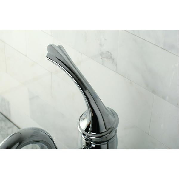 Kingston Brass Georgian Single Handle Vessel Sink Faucet with Optional Cover Plate-Bathroom Faucets-Free Shipping-Directsinks.