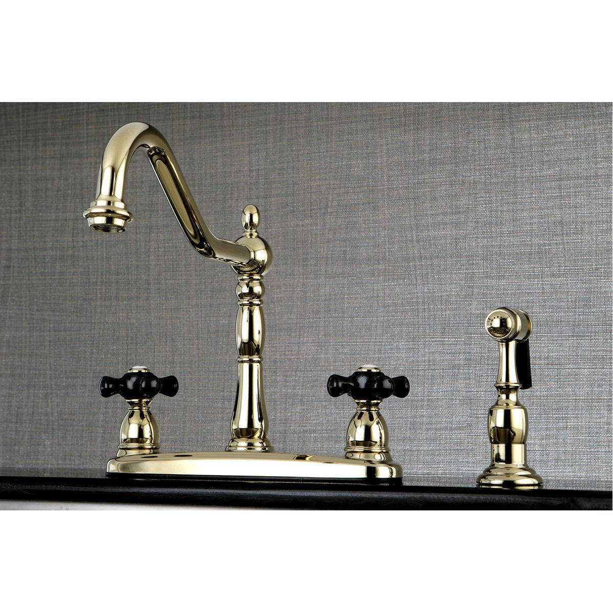 Kingston Brass Duchess Centerset 4-Hole Kitchen Faucet