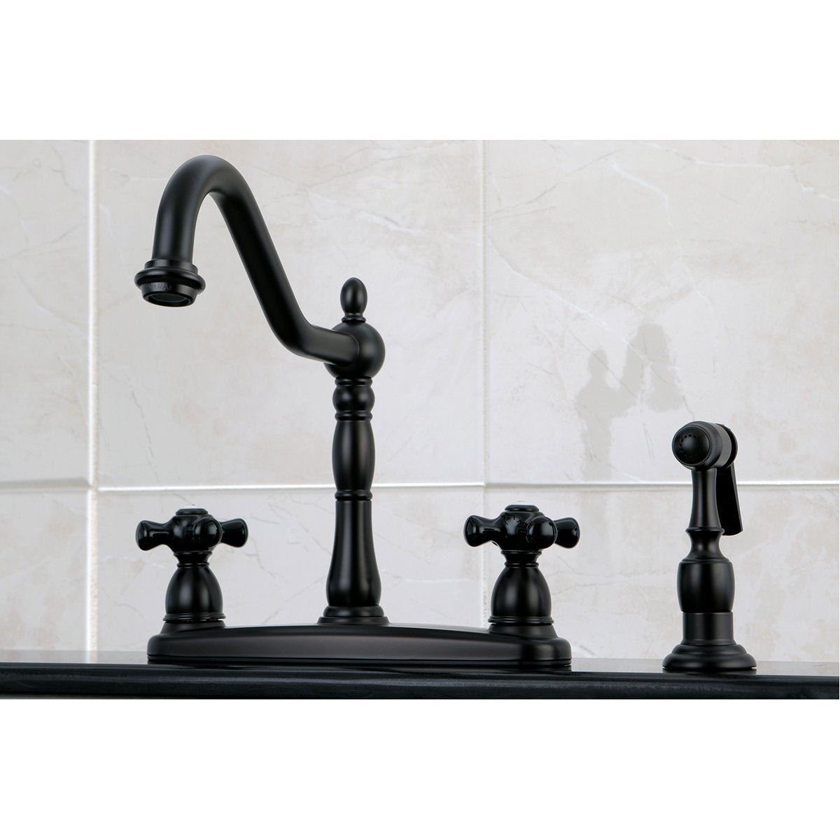 Kingston Brass Duchess Centerset 4-Hole Kitchen Faucet