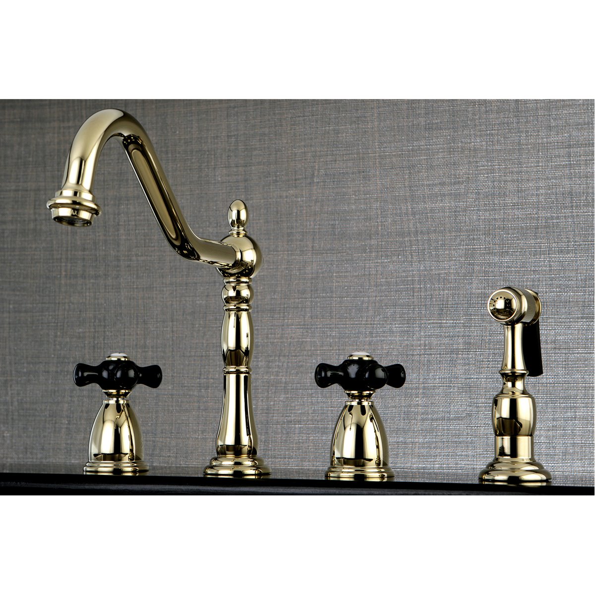 Kingston Brass Duchess 4-Hole Widespread Kitchen Faucet