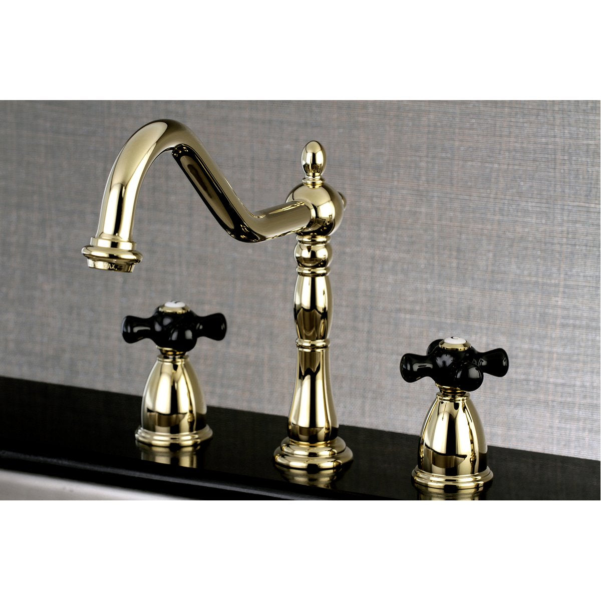 Kingston Brass Duchess Deck Mount Widespread Kitchen Faucet