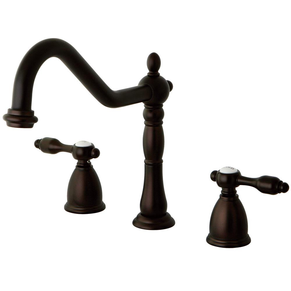 Kingston Brass Tudor Classic 8" Center Kitchen Faucet without Sprayer-Kitchen Faucets-Free Shipping-Directsinks.