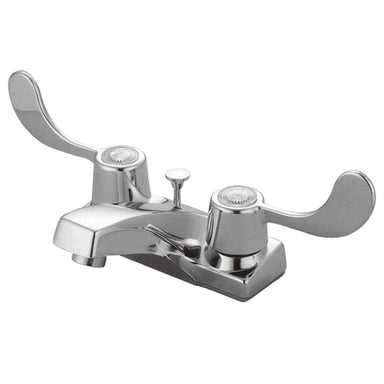 Kingston Brass Americana Two Handle 4" Centerset Lavatory Faucet with Brass Pop-up-Bathroom Faucets-Free Shipping-Directsinks.