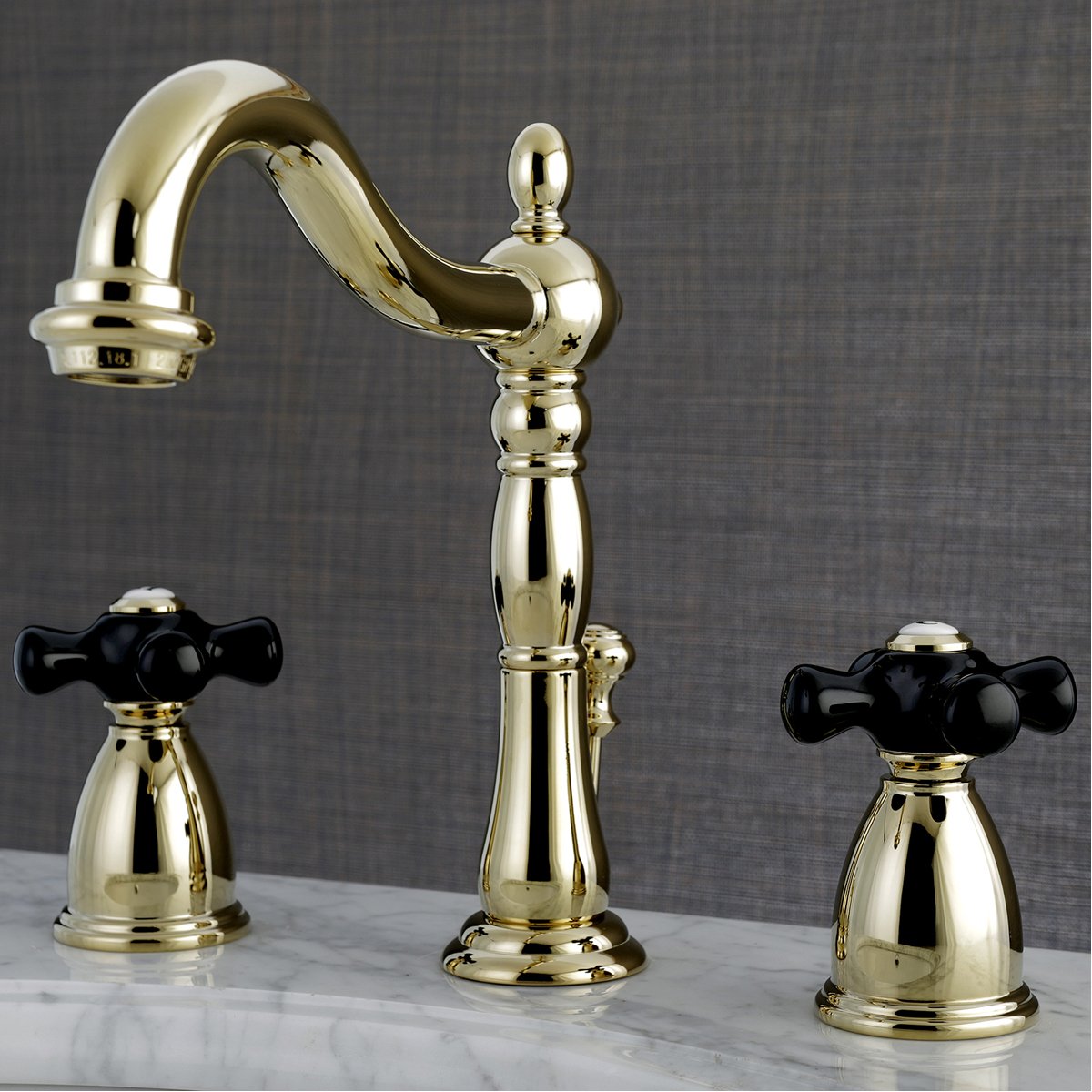 Kingston Brass Duchess 3-Hole 8-Inch Widespread Bathroom Faucet